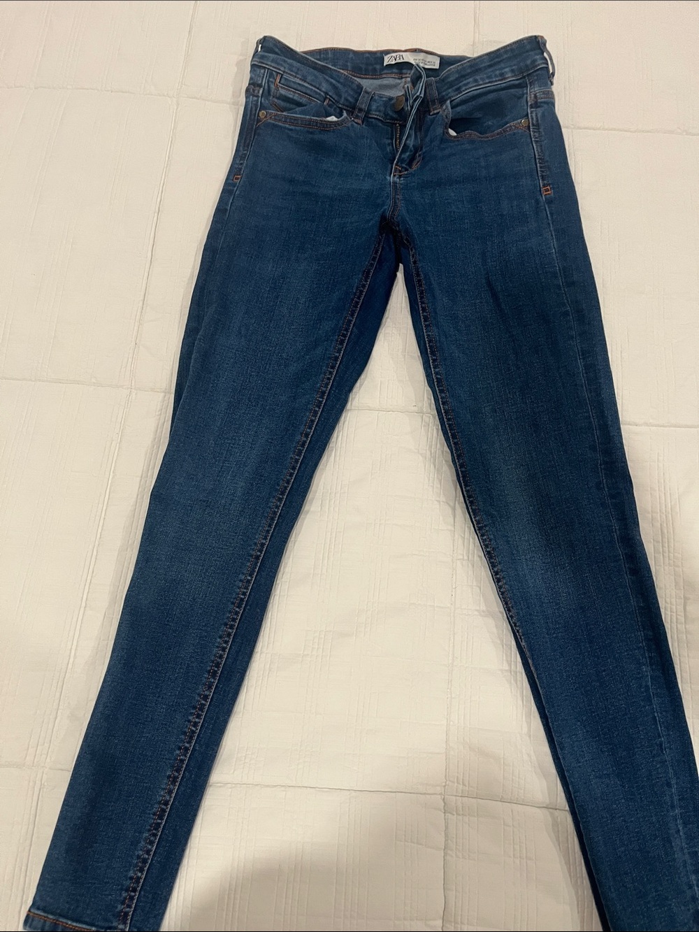 Zara Dark Blue Skinny Jeans